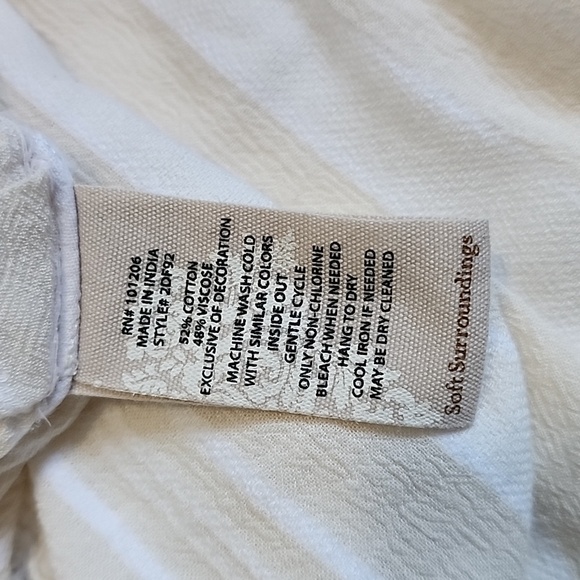 Soft Surroundings  Long Sleeve Tunic Top / M - Picture 5 of 11